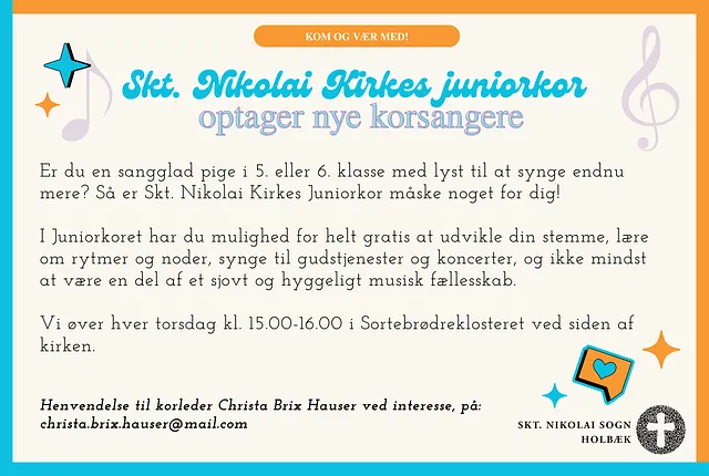 Kirkekor for børn og unge